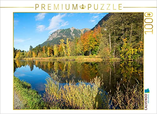 CALVENDO Puzzle Moorweiher Oberstdorf | 1000 Teile Lege-Größe 64 x 48 cm Foto-Puzzle für glückliche Stunden
