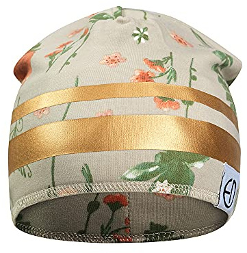 Elodie Details Jungen/Mädchen/Kinder Beanie Mütze 100% Oeko-Tex Modal/Baumwolle - Meadow Blossom 0-6M