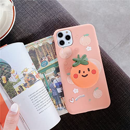 3D Luxe Mignon Dessin animé Fruit Avocat Coque en Silicone Souple pour iphone X XR XS 11 Pro Max 12 Mini 6S 7 8 Plus Housse de Support, C, pour iphone 6 6S