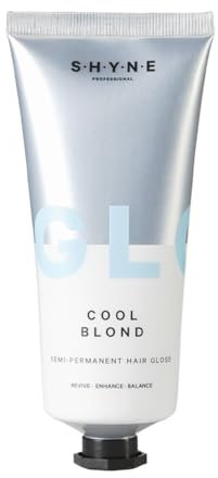 SHYNE - Gloss | Cool Blond - Glanztreatment für blondes Haar, intensive Haarpflege mit Keratin und Provitamin B5 für glänzende und glatte Haare, ohne Parabene, 100ml