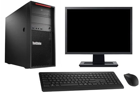 Lenovo PC Tower P310 MT Monitor 22 Intel i7-6700 RAM 8GB SSD 960GB Windows 10 WiFi (ricondizionato)