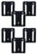 StealthMounts Battery Mounts for Worx 18v | Cordless Battery Holders for Worx 18v Power Tools | 6 Pack | Black Battery Organisers