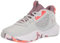 Under Armour Grade School Lockdown 6 Basketball Shoe, (103) Halo Gray/Beta/Misty Purple, 5 US Unisex Big Kid