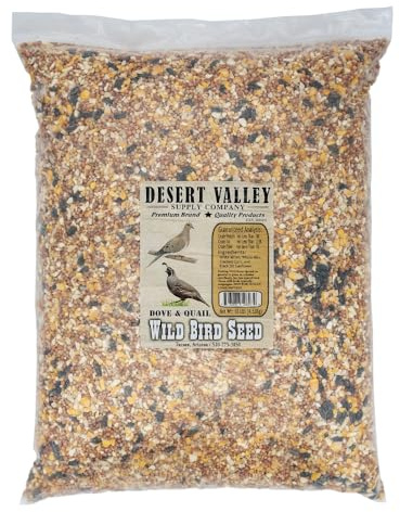 Desert Valley Dove and Quail Seed, All Natural Premium Wild Bird and Wildlife Food (10 Pounds)