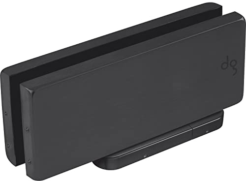 DORMA-Glas Beschlagsset Universal Motion NG33 mit Feststellung, Alu schwarz