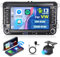 Hikity Android 13 Autoradio Navi Für VW Golf 5 V 6 EOS Passat B6 Touran Polo Caddy Wireless Carplay Android Auto,1+32GB, 7Zoll 2Din Radio mit GPS WiFi Bluetooth FM RDS Hi-Fi MIC + AHD Rückfahrkamera