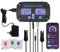 6 en 1 Multiparámetro Probador de pH: pH/EC/TDS/Sal/SG/Temperatura con Inalámbrico Wi-Fi Supervisión a través de Móvil APP Fácil 3 Puntos Calibración para Pez Estanques, Acuarios, Hidroponia