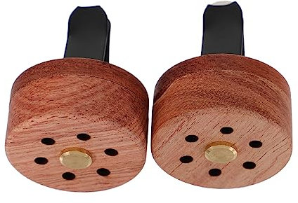 Healeved 2er-pack Auto-entlüftungsdiffusor Aus Holz Auto-duftdiffusor-clip Für Auto-