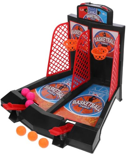 Gadpiparty Bureau Arcade Jeu De Basket-Ball De Table - Ensemble De Tir Panier Sport Amusant pour Enfants et Adultes