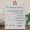 ACCZ Personalisierte Decke für Beste Cousine - Geschenk für Geburtstag, Weihnachten und Abschluss