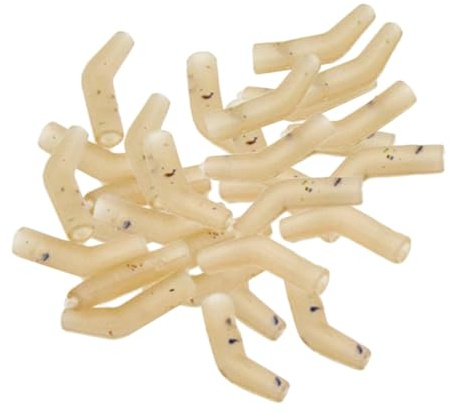 Milageto 30Pcs Fishing Terminal Tackles Hook Aligner Carp Fishing Hook Kickers Aligner Fishhook Sleeves for Freshwater