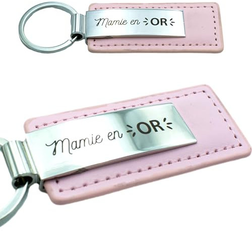 Ernestine - Porte-clés mamie cadeau mamie personnalisé - cadeau mamy papy - cadeau grand mère - cadeau fête des grands mères - annonce grossesse bébé mamie - porte clefs mamie personnalisé original