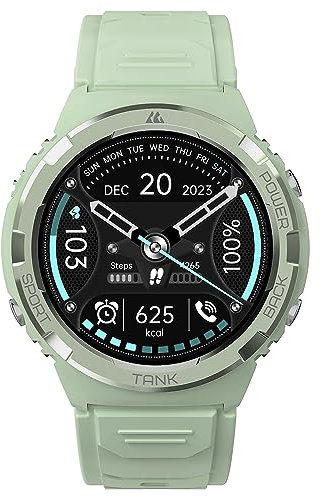 KOSPET Montre Connectée Femme Homme, 1.3 Écran Toujours Activé AMOLED Appel SMS 70 Modes Sport Suivi du Sommeil Fréquence Cardiaque Calories