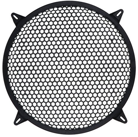 JANZU Grille de subwoofer Haut-Parleur Amplificateur Couvercle Grill Voiture - 10 Pouce