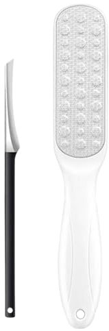 Biniveil Hornhautschaber, Fußschaber, Fußschrubber Abgestorbene Hautentferner | Pediküre-Werkzeug-Set, Fuß-Hornhaut-Entferner-Werkzeug für Männer und Frauen, Fußpeeling, Fußpflege