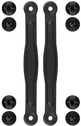 SOPROM Rivets de rechange avec sangles de talon pour sabots classiques Croc pour hommes, femmes et enfants (couleur : noir, taille : 8.9cm)