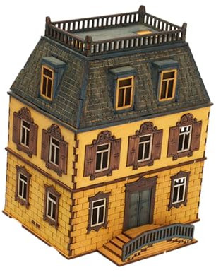 EHJRE 1:72 Haus Modell 3D Puzzle Kreative für Erwachsene Kinder Landschaft