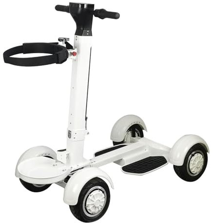 Dxysyldrun Palla da Golf A Quattro Ruote, Auto Pieghevole Elettrica da Golf, Carrello A Mano Pieghevole per Auto con Sacca da Golf