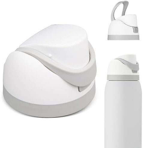 TOEECY Ergonomischer Ersatzdeckel Wasserflasche Klappverschluss Auslaufsicher Trinkflasche Zubehör Sportflasche Verschluss