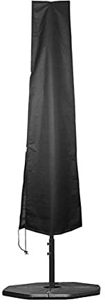 Funda Sombrilla Exterior Impermeable Parasol cubierta polvo impermeable protección paraguas cubierta jardín restaurante voladizo oxford tela cubierta lluvia