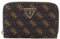 GUESS Laurel SLG Medium Double Zip Wallet M Brown Logo