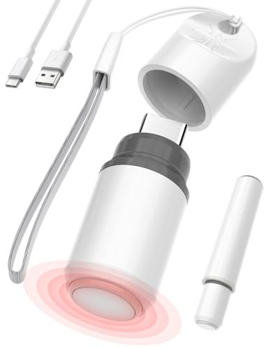 Zenmos Insektenstichheiler Elektrisch mit USB-C, Hitzestift gegen Mückenstiche & Schnakenstiche, Chemiefreier Juckreiz-Stopper für iPhone/Android, Tragbarer Mückenstift für Outdoor