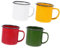 Cabilock 4 Stück wiederverwendbarer Kaffee Teetasse Trinken Emaillebecher im alten Stil Zinn trinkgläser kaffeekännchen spülmaschine trinkbecher Trinkbecher aus Emaille Emaille-Tasse