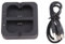 Iyalezirk Chargeur de batterie Ring Sonnette Chargeur de batterie pour caméra Chargeur de support de batterie pour sonnette multifonction