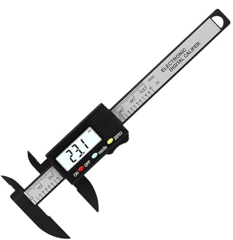 377/5,000 Keyboard Calibrador Vernier Digital Pequeño - Regla Electrónica De 0 A 100 Mm Con Pantalla | Calibrador Digital Pequeño | Calibradores Digitales Electrónicos | Conmutable Entre Pulgadas