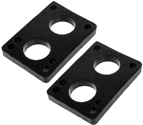 GALPADA 2stücke Skateboard Riser Pads Pu Schockdämpfer Gummi Stoßabsorption Dämpfungspads Für Longboard Und Land Surfboard Einfach Zu Montieren Vibrationsminderung Stabilisierung