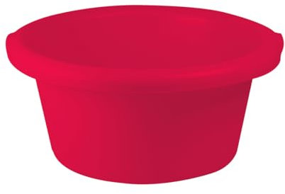 GIO'STYLE Bacinella Rotonda Colors | Ideale per la Pulizia | Rosso | 12 L | Polipropilene