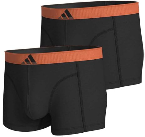 adidas Herren Trunk (2 Pack) - Active Flex Cotton Body - Boxershorts - Bequeme Unterwäsche