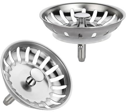 Decaura 2 Stück siebkörbchen spüle 81-82mm