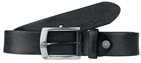 camel active Oval gebügelt 3.5 cm 107 Gürtel Geldgürtel, 115 cm, schwarz