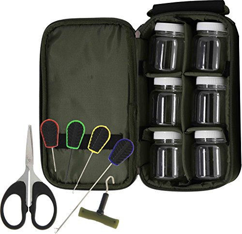 G8DS® Angel-Set: G8DS® Tasche mit 6 Glug + 6tlg G8DS® Werkzeug-Set mit Knotenzieher u.v.m. Karpfenangeln Ausrüstung Angeln Schiff Meer