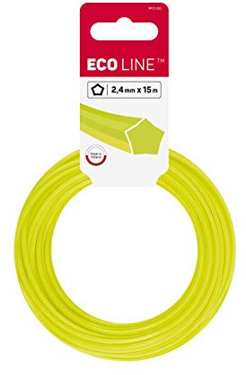 Cellfast Filo Da Taglio Fil De Débroussailleuse Renforcé Per Decespugliatori E Tagliaerba Filo Per Decespugliatore Eco Stella 2,4 mm 15 m