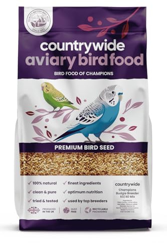 Countrywide Champions Budgie Breeder 60/40 Feed Mix, 20 kg