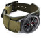 CooBES Kompatibel Mit Samsung Galaxy Watch 6 Classic 43mm 47mm, 42mm/3 41mm/4 40mm 44mm Classic 42mm 46mm/Active 2 40mm 44mm, 20mm Leder Uhrenarmband Cuff (20mm, Grün)