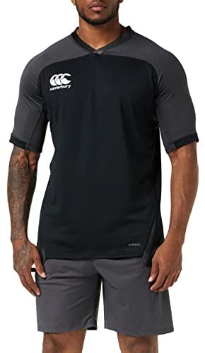 Canterbury Herren Rugby-Trikot Vapodri Evader XL Schwarz