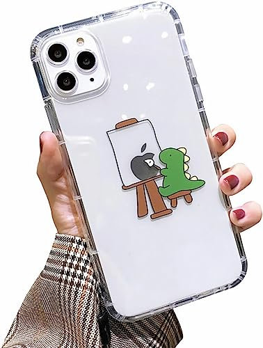Rokmym iPhone 11 Hülle Crystal Clear Handyhülle für iPhone 11 Mode Chic Muster Ultra Dünn Silikon Stoßfest Kratzfest Schutzhülle für iPhone 11 Slim Case Cover