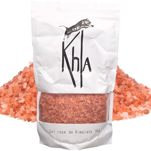 KHLA - Sale rosa dell'Himalaya - Da agricoltura biologica e commercio equo e solidale - Sacchetto 1kg