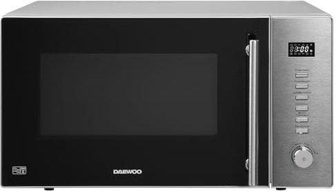Daewoo 900W 30L Combination Microwave with 1250W Grill & 2200W Convection KOC9C5T Easy-To-Clean Stainless Steel Cavity and Jet Defrost Function, 8 Auto Cook Pre-Settings and Adjustable Timer