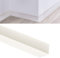 VP Flexible Skirting Board - Self Adhesive PVC Trim - White - 15m Long