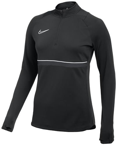 Nike CV2653 W NK Dry ACD21 DRIL TOP Sweatshirt Women's Black/White/Anthracite/White 2XS
