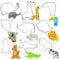 Cortadores Galletas NiñOs Animales Juego Cortadores Galletas Animales Moldes Para Galletas Hechos Metal Acero Inoxidable Perfectos Para Galletas, Hornear Galletas Fondant, Decoraciones Pasteles