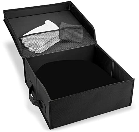 Volkswagen 000054410A Faltbox Aufbewahrungsbox Ladekabel Elektroauto Falttasche Tasche, schwarz [ohne Ladekabel]