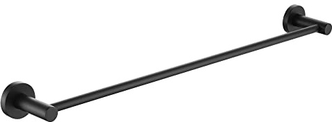Bristan RD BLK Round Towel Rail, Black
