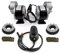 L-faster Dual 24V 250W Motor Left Right Drive Conversion Kit Hand Joystick Controller For 24 Spokes Electric Wheelchair Bike (Max 12kph)