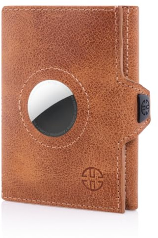 TRUSADOR Verona Unisex RFID Trifold Leder Geldbörsen Fronttasche Geldbörse