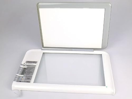 HP PhotoSmart C3180 Ersatzteil: Scanner Glas Unit mit Deckel und Control Panel